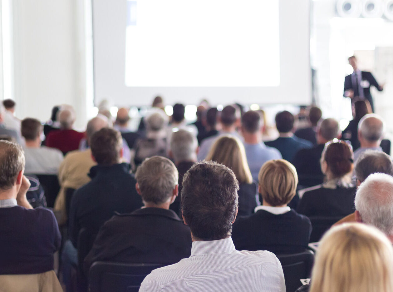 Audience in the lecture hall.